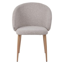 Fauteuil Moderne avec Revêtement en Tissu Texturé