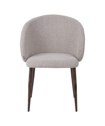 Fauteuil Moderne avec Revêtement en Tissu Texturé