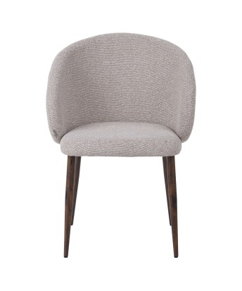 Modern Armchair with Textured Fabric Upholstery