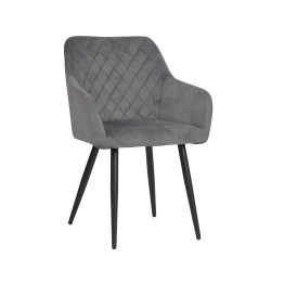 FLINDY Chaise de Salle à Manger en Velours Matelassé Chaise de sal...