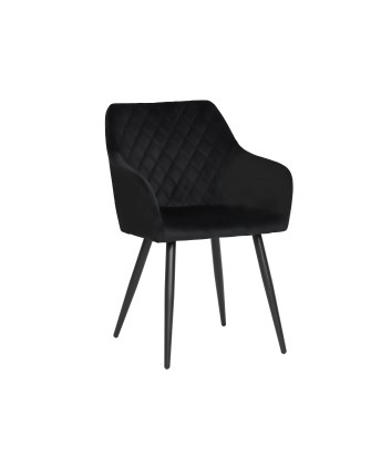 FLINDY Quilted Velvet Dining Chair with Diamond Pattern