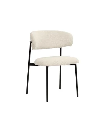 KELLY Minimalist Corduroy Dining Chair