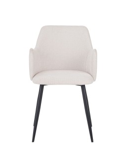 LANCE Chaise de Salle à Manger Contemporaine avec Accoudoirs Chais...