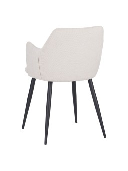 LANCE Chaise de Salle à Manger Contemporaine avec Accoudoirs Chais...