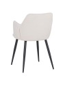 LANCE Chaise de Salle à Manger Contemporaine avec Accoudoirs Chais...