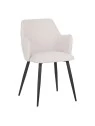 LANCE Chaise de Salle à Manger Contemporaine avec Accoudoirs Hauteu...