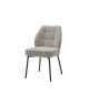 Chaise de Salle à Manger Moderne avec Revêtement en Tissu Bouclé A...