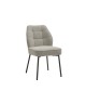Modern Dining Chair with Bouclé Fabric Upholstery