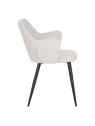 LANCE Chaise de Salle à Manger Contemporaine avec Accoudoirs Hauteu...