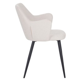 LANCE Chaise de Salle à Manger Contemporaine avec Accoudoirs Chais...