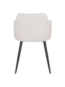 LANCE Chaise de Salle à Manger Contemporaine avec Accoudoirs Chais...