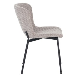 RIYA Chaise Contemporaine avec Revêtement en Tissu Bouclé Chaise d...