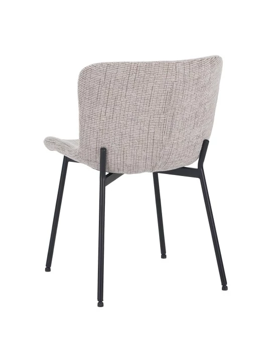 RIYA Chaise Contemporaine avec Revêtement en Tissu Bouclé Chaise d...