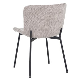 RIYA Chaise Contemporaine avec Revêtement en Tissu Bouclé Chaise d...