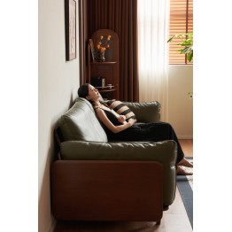 Premium 2.68 m Four-Seater Sofa – North American Black Walnut Frame...