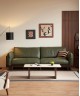 Premium 2.68 m Four-Seater Sofa – North American Black Walnut Frame...