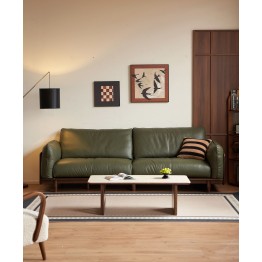 Premium 2.68 m Four-Seater Sofa – North American Black Walnut Frame...