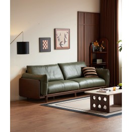 Premium 2.68 m Four-Seater Sofa – North American Black Walnut Frame...