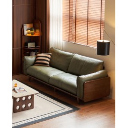 Premium 2.68 m Four-Seater Sofa – North American Black Walnut Frame...
