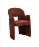 copy of Boucle Armchair with Asymmetric Open-Back Design — Mid-Cent...