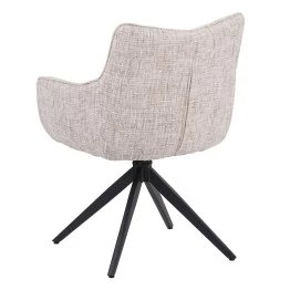 SELINA Fauteuil Pivotant Moderne à 360° avec Base Araignée Chaise ...