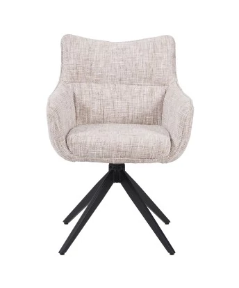 SELINA Fauteuil Pivotant Moderne à 360° avec Base Araignée Chaise ...