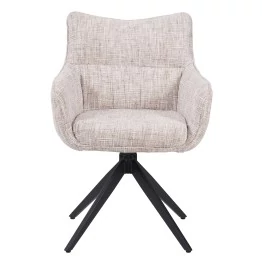 SELINA Fauteuil Pivotant Moderne à 360° avec Base Araignée Chaise ...