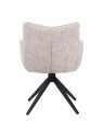 SELINA Modern 360° Swivel Accent Chair with Spider Base |