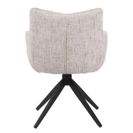 SELINA Fauteuil Pivotant Moderne à 360° avec Base Araignée Chaise ...