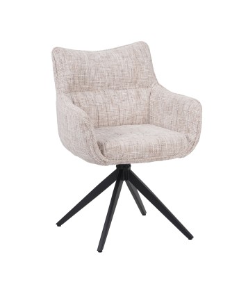 SELINA Modern 360° Swivel Accent Chair with Spider Base |