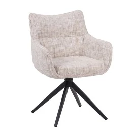SELINA Fauteuil Pivotant Moderne à 360° avec Base Araignée Chaise ...
