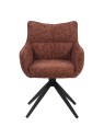 SELINA Fauteuil Pivotant Moderne à 360° avec Base Araignée Chaise ...