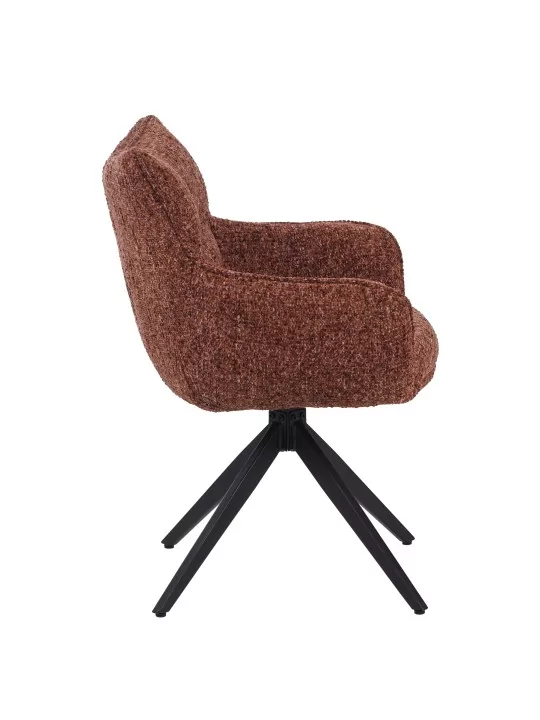 SELINA Fauteuil Pivotant Moderne à 360° avec Base Araignée Chaise ...