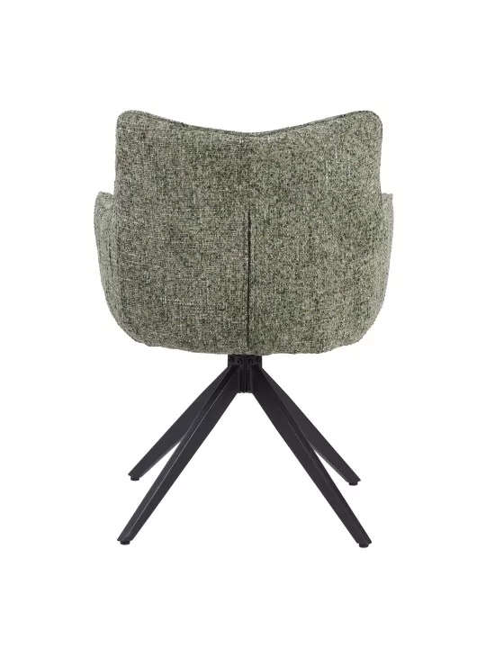 SELINA Fauteuil Pivotant Moderne à 360° avec Base Araignée Hauteur:...