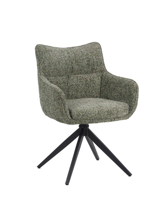SELINA Fauteuil Pivotant Moderne à 360° avec Base Araignée Chaise ...