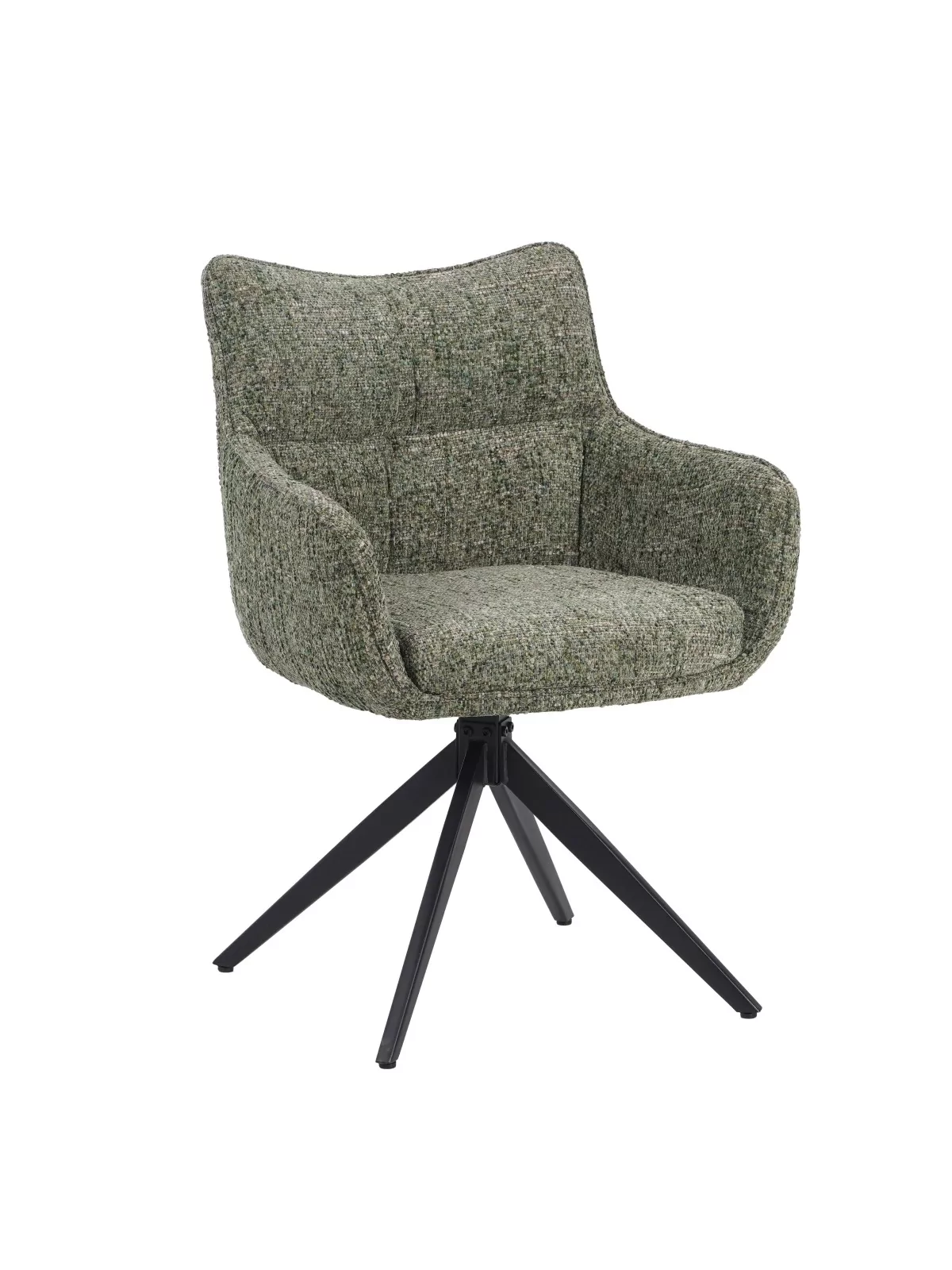 SELINA Fauteuil Pivotant Moderne à 360° avec Base Araignée Hauteur:...
