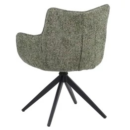 SELINA Modern 360° Swivel Accent Chair with Spider Base |