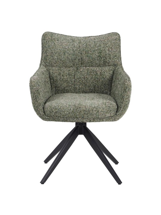 SELINA Fauteuil Pivotant Moderne à 360° avec Base Araignée Chaise ...