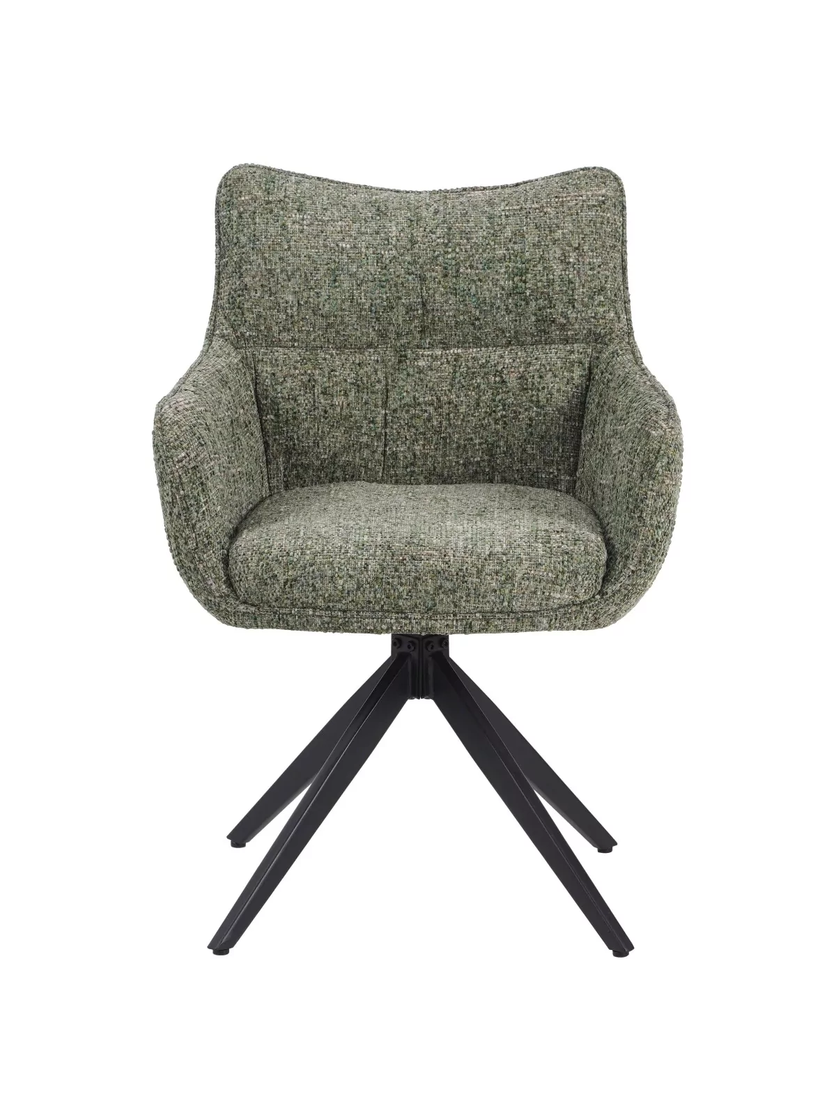 SELINA Fauteuil Pivotant Moderne à 360° avec Base Araignée Hauteur:...