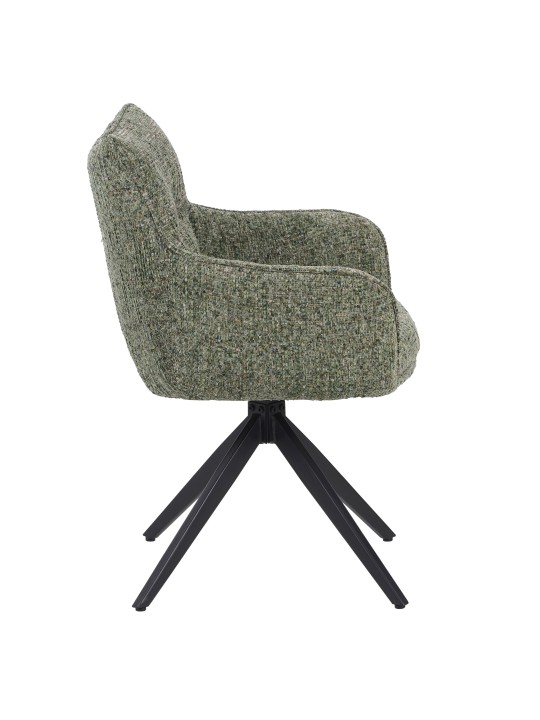SELINA Fauteuil Pivotant Moderne à 360° avec Base Araignée Chaise ...