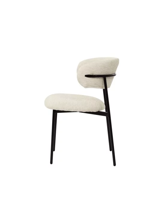 KELLY Minimalist Corduroy Dining Chair