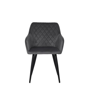 FLINDY Quilted Velvet Dining Chair with Diamond Pattern