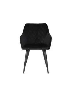 FLINDY Quilted Velvet Dining Chair with Diamond Pattern