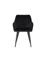 FLINDY Quilted Velvet Dining Chair with Diamond Pattern
