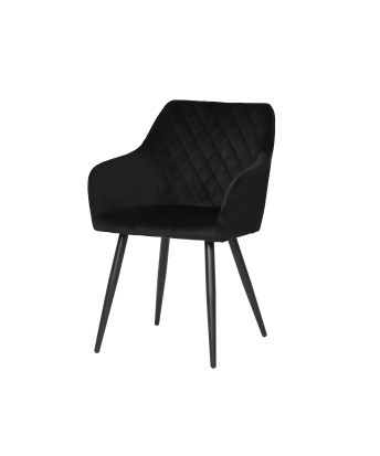 FLINDY Quilted Velvet Dining Chair with Diamond Pattern