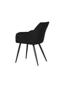FLINDY Quilted Velvet Dining Chair with Diamond Pattern