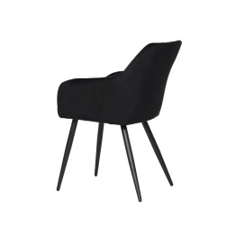 FLINDY Quilted Velvet Dining Chair with Diamond Pattern