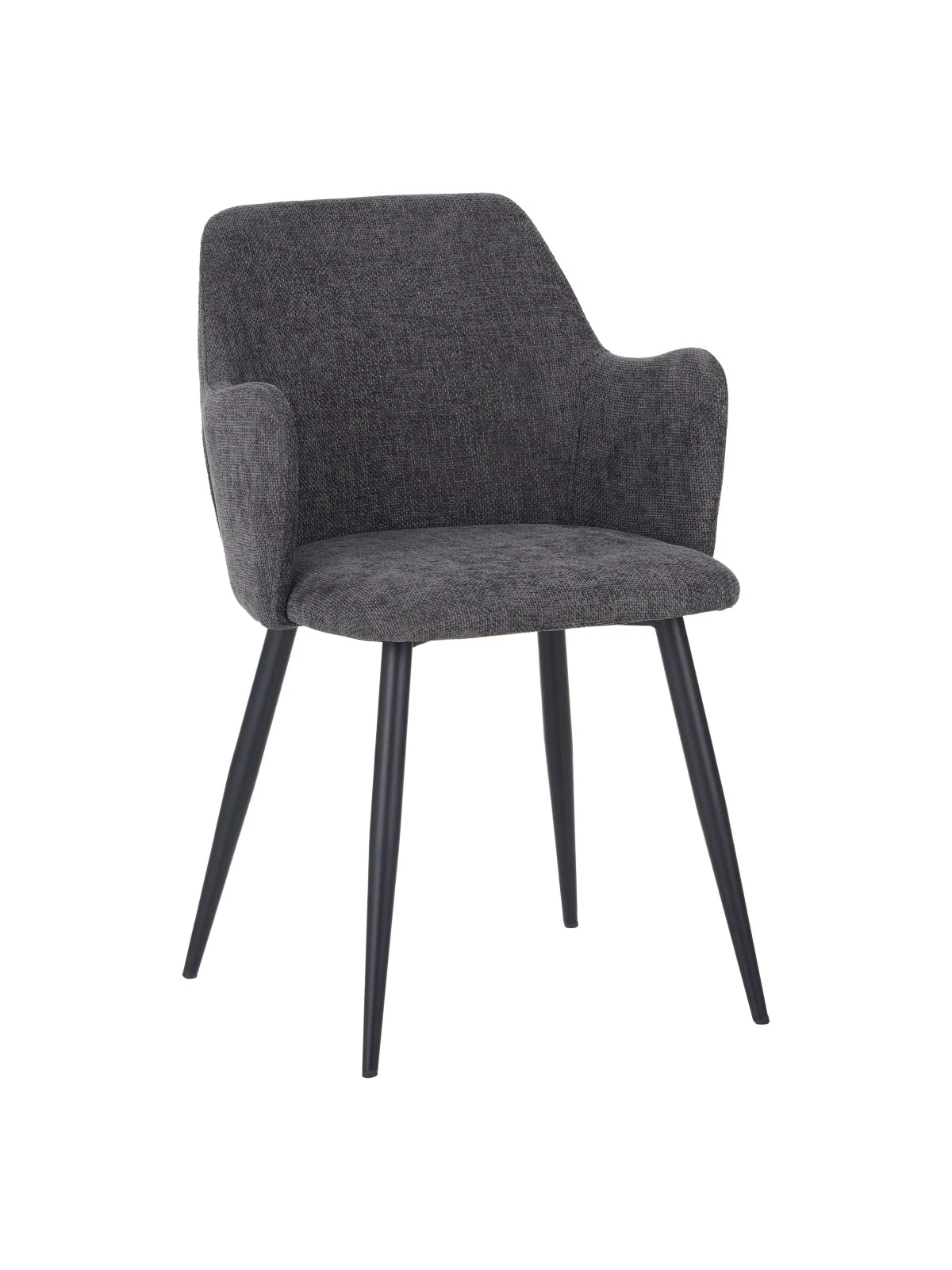 LANCE Chaise de Salle à Manger Contemporaine avec Accoudoirs Hauteu...