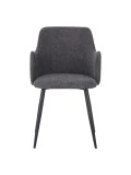 LANCE Chaise de Salle à Manger Contemporaine avec Accoudoirs Chais...