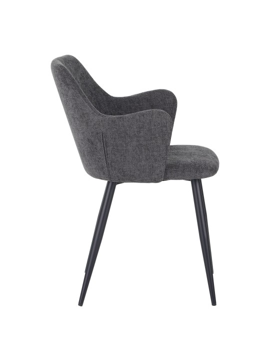 LANCE Chaise de Salle à Manger Contemporaine avec Accoudoirs Chais...